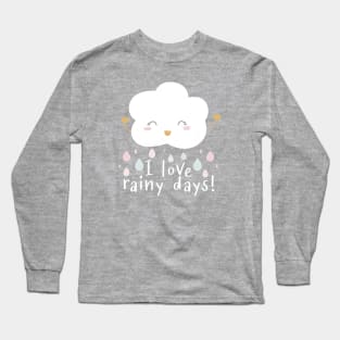 I Love Rainy Days Long Sleeve T-Shirt